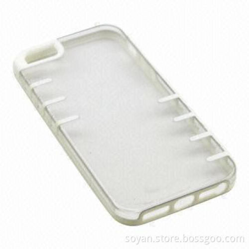 Double-injection PC Case for iPhone 5/5S, Customized Colors Available